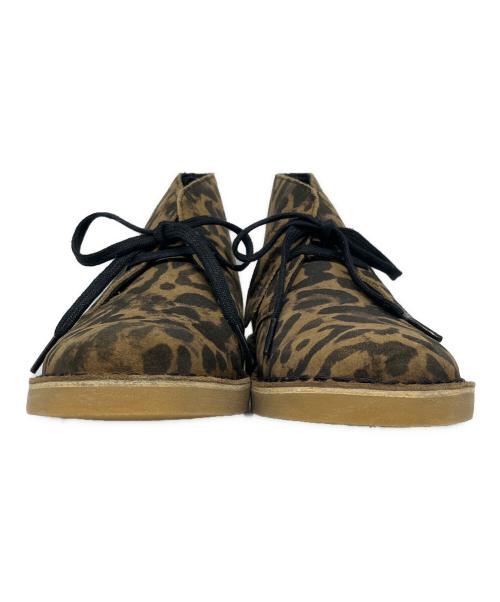 CLARKS（クラークス）CLARKS (クラークス) Desert Boot 2 Leopard Suede ブラウン サイズ:UK4の古着・服飾アイテム