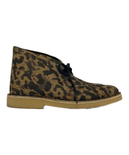 CLARKS（クラークス）CLARKS (クラークス) Desert Boot 2 Leopard Suede ブラウン サイズ:UK4の古着・服飾アイテム