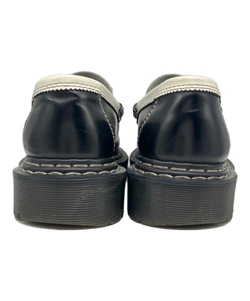 Dr.Martens（ドクターマーチン）Dr.Martens (ドクターマーチン) コインローファー ブラック×ホワイト サイズ:UK5の古着・服飾アイテム