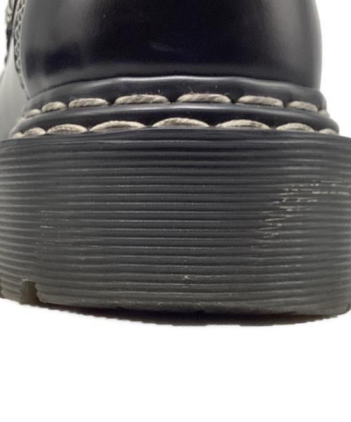 Dr.Martens（ドクターマーチン）Dr.Martens (ドクターマーチン) コインローファー ブラック×ホワイト サイズ:UK5の古着・服飾アイテム