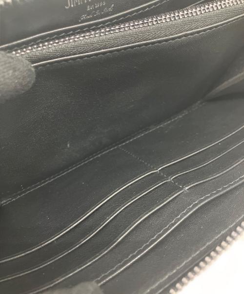 JIMMY CHOO（ジミーチュウ）JIMMY CHOO (ジミーチュウ) スターエンボスラウンドファスナー　CARNABY ネイビーの古着・服飾アイテム