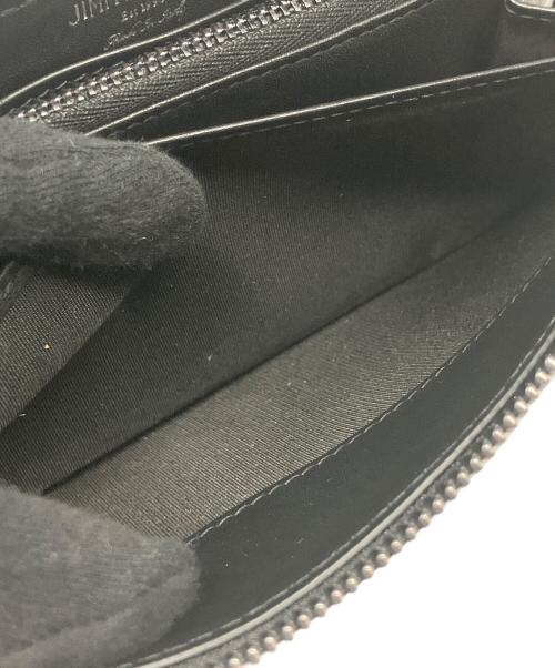 JIMMY CHOO（ジミーチュウ）JIMMY CHOO (ジミーチュウ) スターエンボスラウンドファスナー　CARNABY ネイビーの古着・服飾アイテム