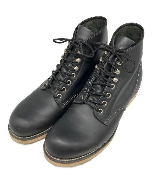 RED WING（レッドウィング）RED WING (レッドウィング) 6インチ クラシックラウンド ブラック サイズ:USA8 1/2Dの古着・服飾アイテム