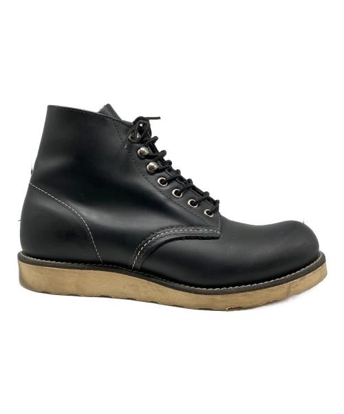 RED WING（レッドウィング）RED WING (レッドウィング) 6インチ クラシックラウンド ブラック サイズ:USA8 1/2Dの古着・服飾アイテム