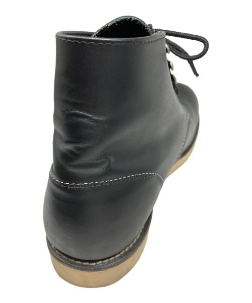 RED WING（レッドウィング）RED WING (レッドウィング) 6インチ クラシックラウンド ブラック サイズ:USA8 1/2Dの古着・服飾アイテム