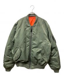 AVIREX（アヴィレックス）の古着「MA-1ジャケット」｜オリーブ