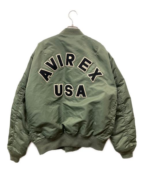 AVIREX（アヴィレックス）AVIREX (アヴィレックス) MA-1ジャケット オリーブ サイズ:XXLの古着・服飾アイテム