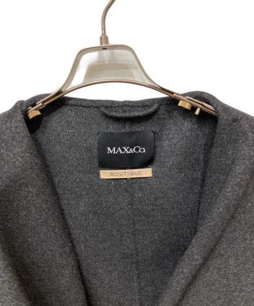 MAX&Co.（マックスアンドコー）MAX&Co. (マックスアンドコー) ウールコート グレー サイズ:40の古着・服飾アイテム
