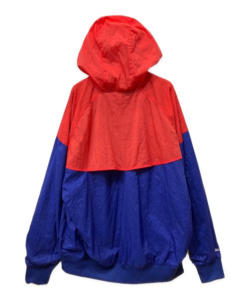 NIKE（ナイキ）NIKE (ナイキ) FUTURA (フューチュラ) フーディージャケット ブルー×レッド サイズ:XLの古着・服飾アイテム