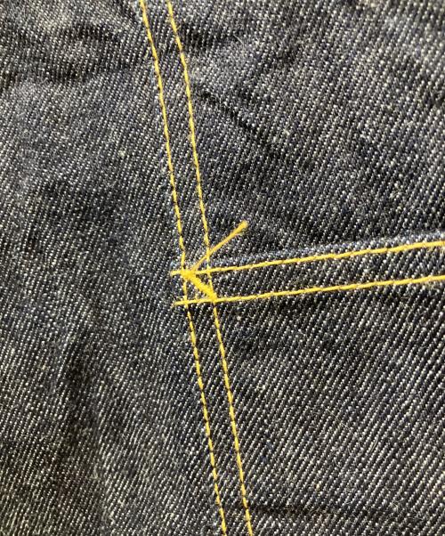 HOUSTON（ヒューストン）HOUSTON (ヒューストン) デニムパンツ インディゴ サイズ:32の古着・服飾アイテム