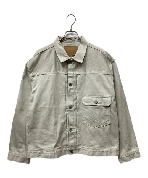HOUSTON（ヒューストン）HOUSTON (ヒューストン) タイプ1 ピケジャケット ベージュ サイズ:44の古着・服飾アイテム