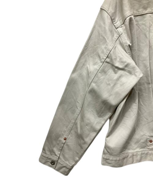 HOUSTON（ヒューストン）HOUSTON (ヒューストン) タイプ1 ピケジャケット ベージュ サイズ:44の古着・服飾アイテム