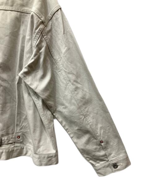 HOUSTON（ヒューストン）HOUSTON (ヒューストン) タイプ1 ピケジャケット ベージュ サイズ:44の古着・服飾アイテム