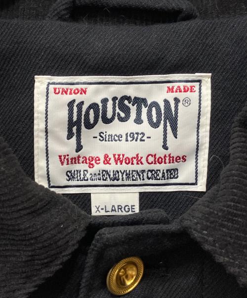 HOUSTON（ヒューストン）HOUSTON (ヒューストン) SOLID VIYELLA COVERALL ブラック サイズ:X-LARGEの古着・服飾アイテム