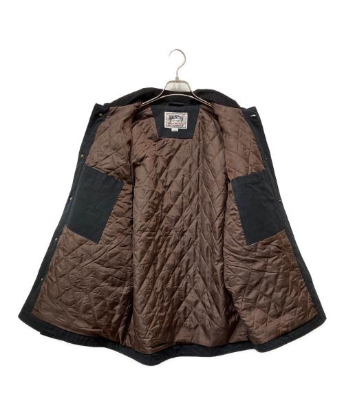 HOUSTON（ヒューストン）HOUSTON (ヒューストン) SOLID VIYELLA COVERALL ブラック サイズ:X-LARGEの古着・服飾アイテム