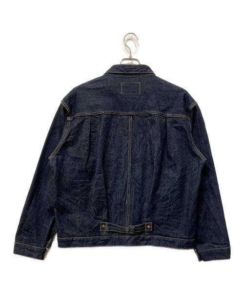 HOUSTON（ヒューストン）HOUSTON (ヒューストン) タイプ１ デニムジャケット インディゴ サイズ:LARGEの古着・服飾アイテム
