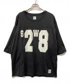 South2 West8サウスツー ウエストエイト）の古着「Hockey Tee」｜ブラック