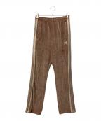 Needlesニードルズ）の古着「Narrow Track Pant - C/PE Velour」｜ベージュ