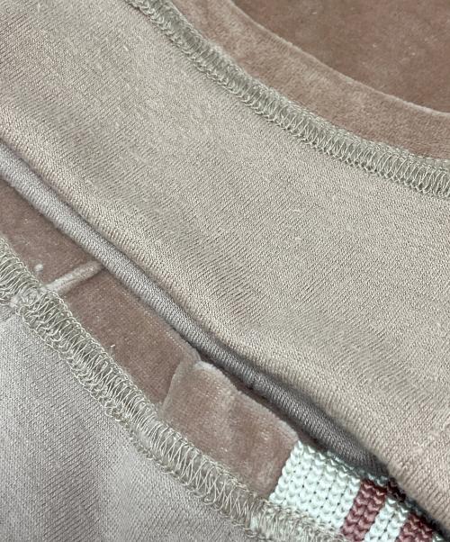 Needles（ニードルズ）Needles (ニードルズ) Narrow Track Pant - C/PE Velour ベージュ サイズ:XSの古着・服飾アイテム