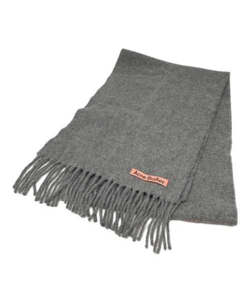 Acne studios（アクネ ストゥディオズ）ACNE STUDIOS (アクネ ストゥディオズ) マフラー グレーの古着・服飾アイテム
