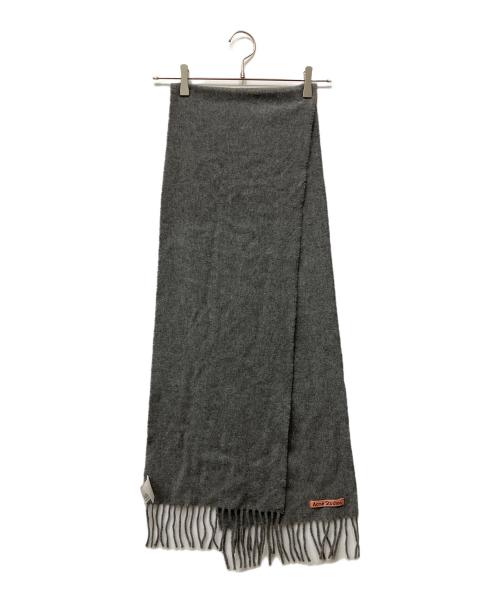 Acne studios（アクネ ストゥディオズ）ACNE STUDIOS (アクネ ストゥディオズ) マフラー グレーの古着・服飾アイテム