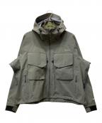 Snow peakスノーピーク）の古着「SR-1 GORE-TEX Storm Shield Wading Jacket」｜カーキ