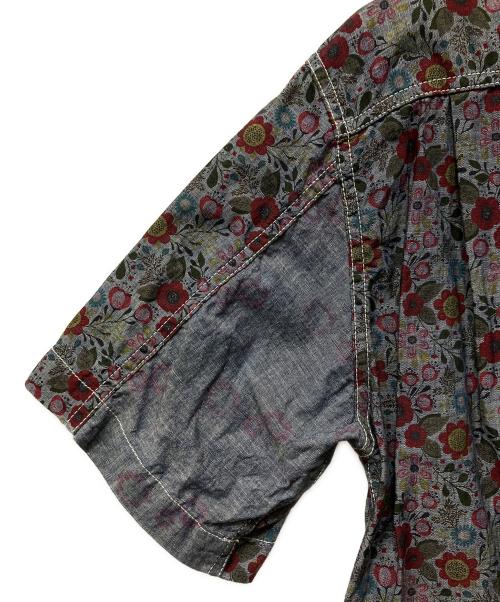 COMME des GARCONS HOMME（コムデギャルソン オム）COMME des GARCONS HOMME (コムデギャルソン オム) フラワーシャンブレーシャツ ネイビー サイズ:Sの古着・服飾アイテム
