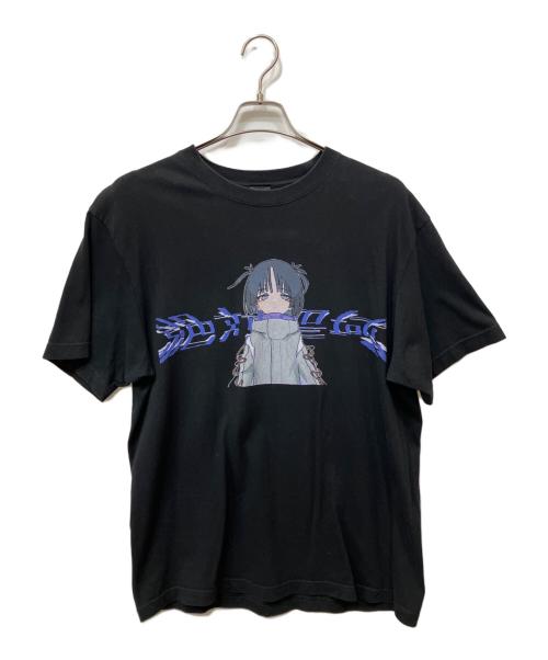 ANO（アノ）ano (アノ) 半袖カットソー ブラック サイズ:Lの古着・服飾アイテム