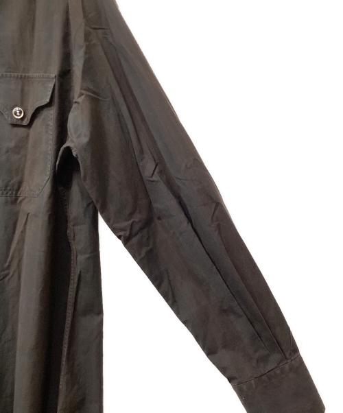 GUCCI（グッチ）GUCCI (グッチ) 長袖ストライプシャツ ブラウン サイズ:42の古着・服飾アイテム