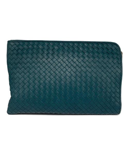 BOTTEGA VENETA（ボッテガベネタ）BOTTEGA VENETA (ボッテガベネタ) イントレチャート グリーンの古着・服飾アイテム