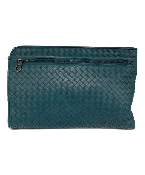 BOTTEGA VENETA（ボッテガベネタ）BOTTEGA VENETA (ボッテガベネタ) イントレチャート グリーンの古着・服飾アイテム