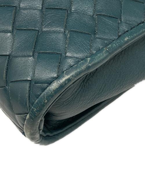 BOTTEGA VENETA（ボッテガベネタ）BOTTEGA VENETA (ボッテガベネタ) イントレチャート グリーンの古着・服飾アイテム