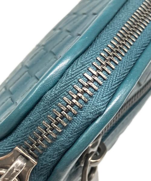BOTTEGA VENETA（ボッテガベネタ）BOTTEGA VENETA (ボッテガベネタ) イントレチャート グリーンの古着・服飾アイテム