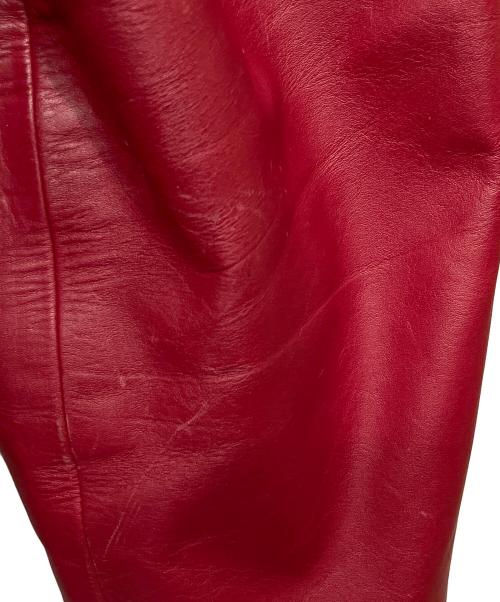 AVIREX（アヴィレックス）AVIREX (アヴィレックス) レザージャケット レッド サイズ:XLの古着・服飾アイテム