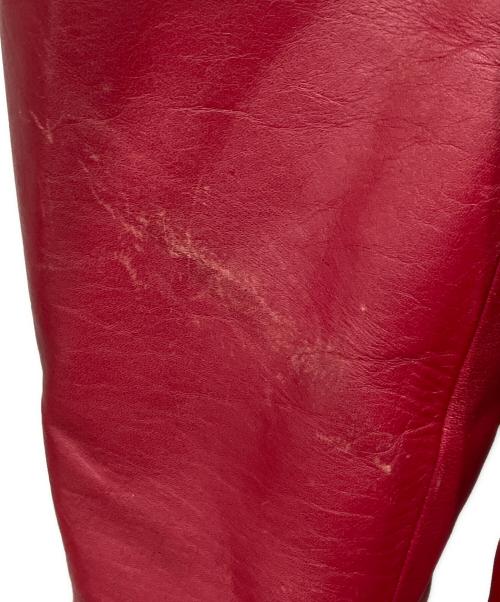 AVIREX（アヴィレックス）AVIREX (アヴィレックス) レザージャケット レッド サイズ:XLの古着・服飾アイテム