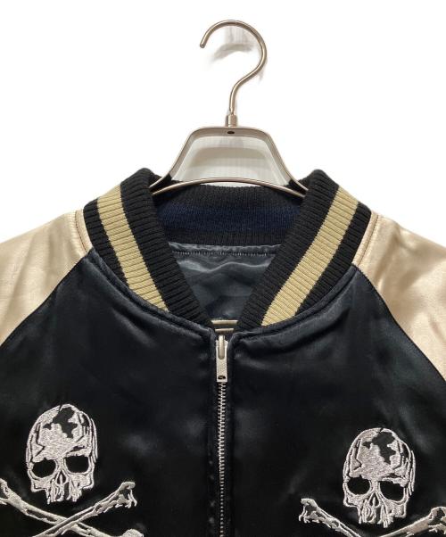 VANSON（バンソン）VANSON (バンソン) リバーシブルスカジャン ブラック サイズ:XLの古着・服飾アイテム