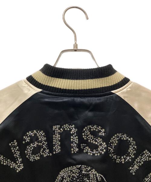 VANSON（バンソン）VANSON (バンソン) リバーシブルスカジャン ブラック サイズ:XLの古着・服飾アイテム