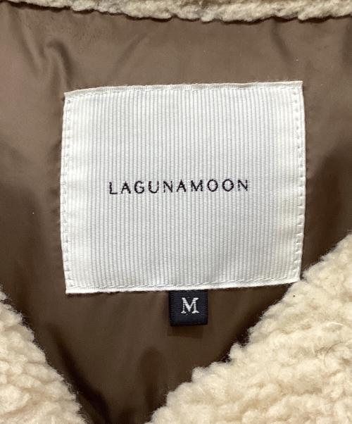 LAGUNA MOON（ラグナムーン）LAGUNA MOON (ラグナムーン) ボンバーダウンジャケット ブラウン サイズ:Mの古着・服飾アイテム