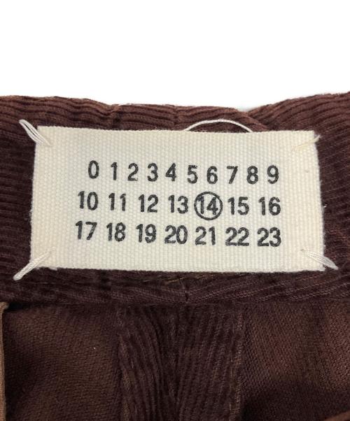 Maison Margiela（メゾンマルジェラ）Maison Margiela (メゾンマルジェラ) コーデュロイパンツ ブラウン サイズ:46の古着・服飾アイテム