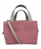 TUTUMUツツム）の古着「スエード tre tote」｜ピンク