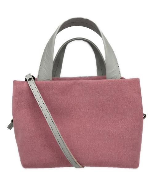 TUTUMU（ツツム）TUTUMU (ツツム) スエード tre tote ピンクの古着・服飾アイテム