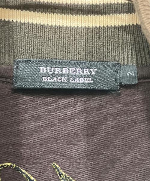 BURBERRY BLACK LABEL（バーバリーブラックレーベル）BURBERRY BLACK LABEL (バーバリーブラックレーベル) トラックジャケット ブラウン サイズ:2の古着・服飾アイテム