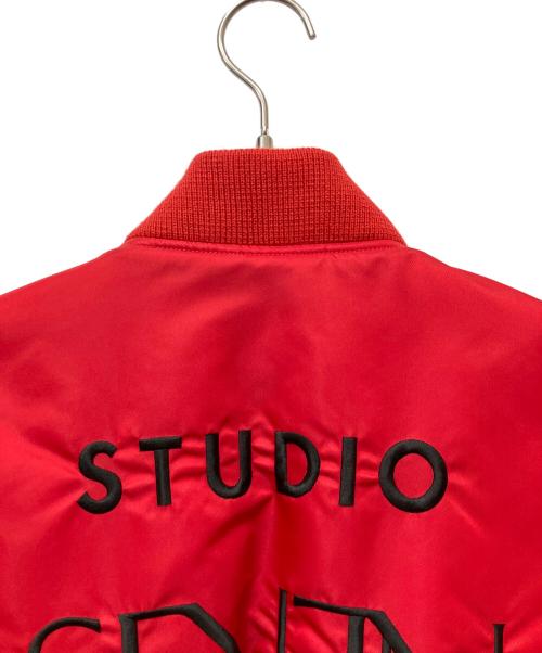 studio seven（スタジオセブン）STUDIO SEVEN (スタジオセブン) フライトジャケット レッド サイズ:Mの古着・服飾アイテム