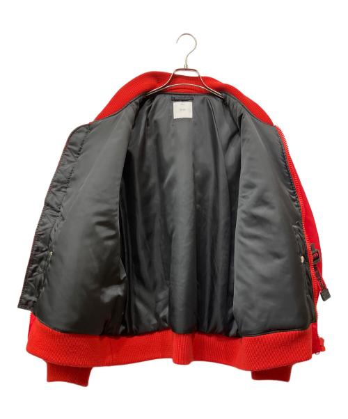 studio seven（スタジオセブン）STUDIO SEVEN (スタジオセブン) フライトジャケット レッド サイズ:Mの古着・服飾アイテム