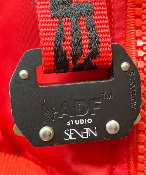 studio seven（スタジオセブン）STUDIO SEVEN (スタジオセブン) フライトジャケット レッド サイズ:Mの古着・服飾アイテム