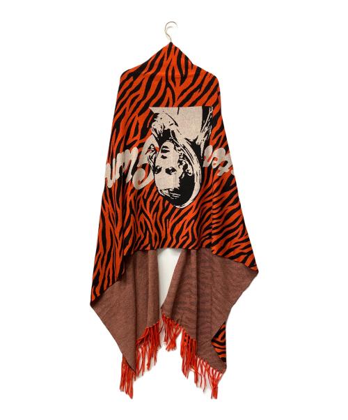 Hysteric Glamour（ヒステリックグラマー）Hysteric Glamour (ヒステリックグラマー) ジャカード ショールカーディガン オレンジ サイズ:FREEの古着・服飾アイテム