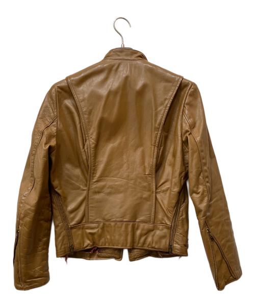 BROOKS（ブルックス）BROOKS (ブルックス) レザージャケット ブラウン サイズ:36の古着・服飾アイテム