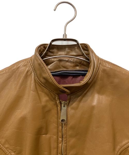 BROOKS（ブルックス）BROOKS (ブルックス) レザージャケット ブラウン サイズ:36の古着・服飾アイテム