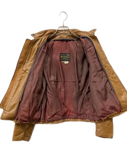 BROOKS（ブルックス）BROOKS (ブルックス) レザージャケット ブラウン サイズ:36の古着・服飾アイテム