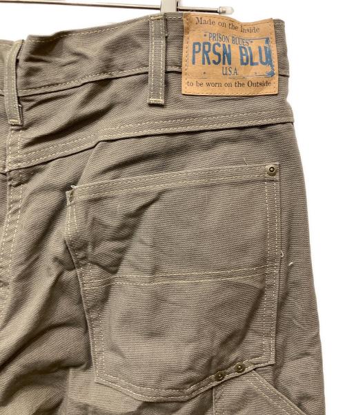 PRSN BLU（プリズンブルース）prsn blu (プリズンブルース) ペインターパンツ カーキ サイズ:W36×L32の古着・服飾アイテム